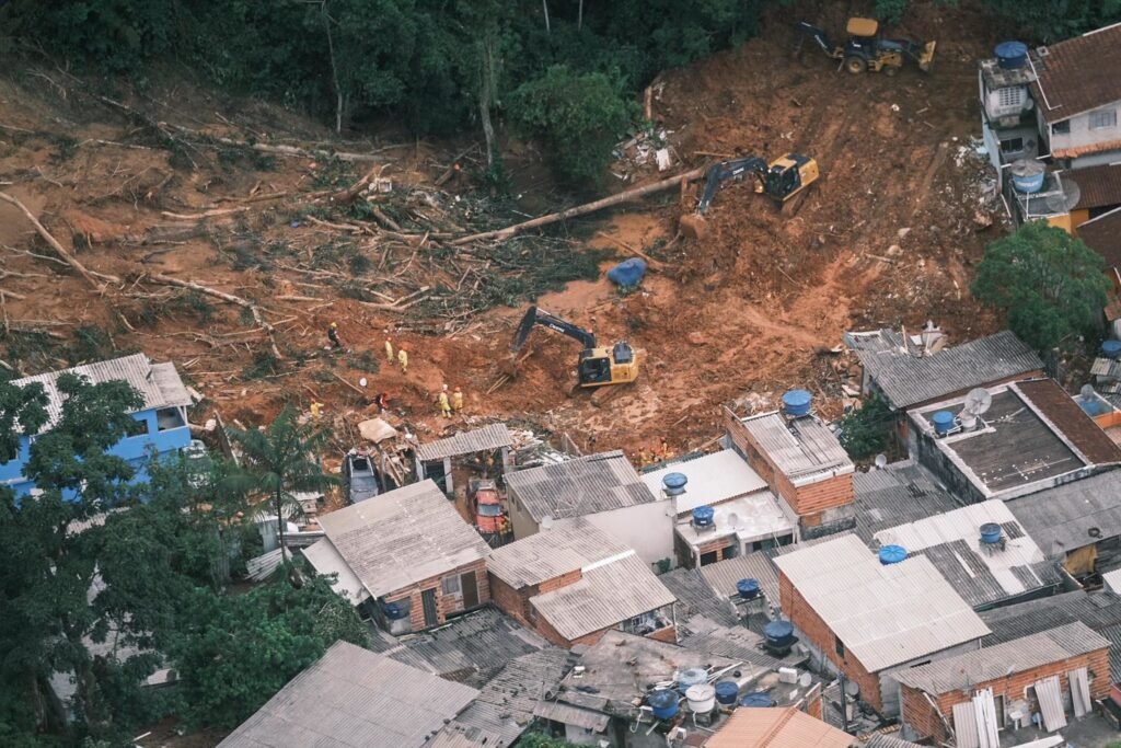 deslizamento de terra