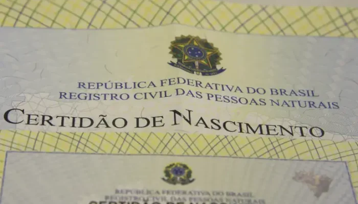 certidão de nascimento registro civil